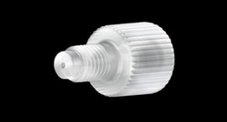 Analytical Sales & Services&nbsp;Kel-F Adapter, M6 Female to 1/4-28 Male