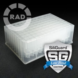 Analytical Sales & Services&nbsp;2mL TrueTaper 96-Well Collection Plate with 100uL Tapered-Bottom Wells, with SiliGuard&trade; Low Bind Coating, Irradiated