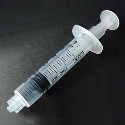 Analytical Sales & Services&nbsp;5mL Luer Lock Syringe with Siliconized Gaskets - Sterile