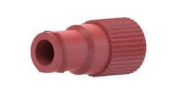 Analytical Sales & Services&nbsp;Tefzel Quick Connect Luer Adapter - Female Luer to 1/4-28 Female