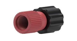 Analytical Sales & Services&nbsp;Tefzel Quick Connect Luer Adapter - Male Luer to 1/4-28 Female