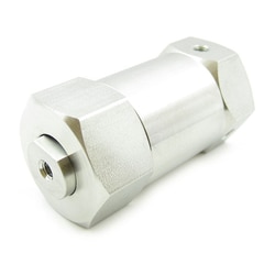 Analytical Sales & Services&nbsp;SS High Flow Binary Tee Static Bed Mixer - Housing Only