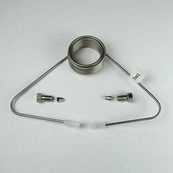 Analytical Sales & Services&nbsp;1mL SS Valco Sample Loop with End Fittings for W-Type Valves