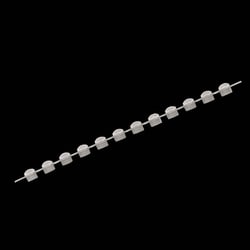 Analytical Sales & Services&nbsp;Clear PP Domed Caps for 600µL PP Tubes, Strips of 12