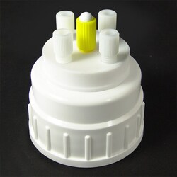 Analytical Sales & Services&nbsp;Canary Safe B53 Mobile Phase Cap, 4 Ports for 3/16
