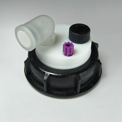 Analytical Sales & Services&nbsp;Prep Mobile Phase Safety Cap with 1 Port for 1/8