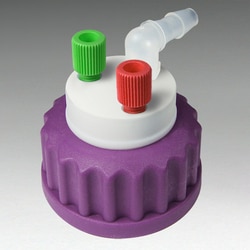 Analytical Sales & Services&nbsp;Canary-Safe Waste Cap GL45, 2 Ports for 1/8