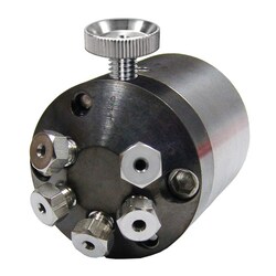 Analytical Sales & Services&nbsp;Model C72 Vertical 6 Port SS Injector Valve