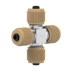 Analytical Sales & Services&nbsp;Ultra High Pressure PEEK/SS Micro Cross for 1/32