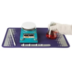 Analytical Sales & Services&nbsp;Silicone Lab Mat, Purple/Gray