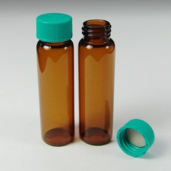 Analytical Sales & Services&nbsp;Vial Kit: 15mL (4 Dram) Amber Screw Vials with Solid Teflon Lined Screw Caps