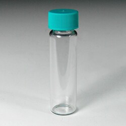 Analytical Sales & Services&nbsp;Vial Kit: 8mL (2 Dram) 17 x 60mm Clear Borosilicate Glass Screw Vials with Solid Teflon Lined Screw Caps