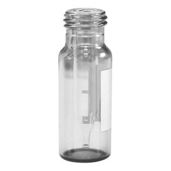 Analytical Sales & Services&nbsp;MSQ Vial Kit: ClearScrew Vials w/ 300µL Fused Glass Insert and Marking Spot, Caps with PTFE/Silicone Liners