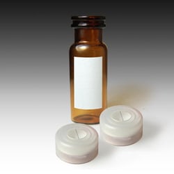 Analytical Sales & Services&nbsp;MSQ Vial Kit: Amber Snap/Crimp Vials with Marking Spot and Caps with Pre-Slit PTFE/Silicone Liners