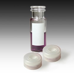 Analytical Sales & Services&nbsp;MSQ Vial Kit: Clear Snap/Crimp Vials with Marking Spot and Caps with PTFE/Silicone Liners