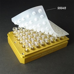 Analytical Sales & Services&nbsp;Clear Silicone/PTFE Cap Mat for 11mm HPLC Vials in 48 Position Reaction Block