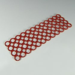 Analytical Sales & Services&nbsp;Bottom Rubber Mat for Gen II LIGHTWEIGHT 96-Well Reactor (102960) - (two required per block)