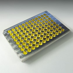 Analytical Sales & Services&nbsp;96 Hole Kapton Plate (0.3mil Liner), 6mm Plate Thickness