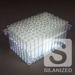 Analytical Sales & Services&nbsp;2.0mL Silanized Clear Glass Conical Vials in Vial Loader