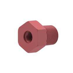 Analytical Sales & Services&nbsp;1/8 NPT male to ¼-28 female PEEK Adapter
