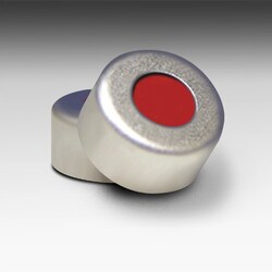 Analytical Sales & Services&nbsp;11mm Silver Aluminum Crimp Caps with PTFE/White Silicone Liners