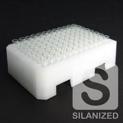 Analytical Sales & Services&nbsp;Stackable Tray with SILANIZED 8x30 Shell Vials