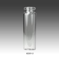 Analytical Sales & Services&nbsp;20mm, 20mL, 23 x 75mm Clear Borosilicate Glass Crimp Head Space Vial with Beveled Top and Flat Bottom