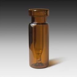 Analytical Sales & Services&nbsp;11mm, 12 x 32,  Amber Glass Crimp MicroVials with 300µL Fused Glass Inserts