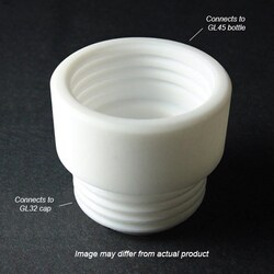 Analytical Sales & Services&nbsp; Thread Adapter PP, GL45 Bottle (f) to GL32 Cap (m)