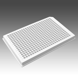 Analytical Sales & Services&nbsp;384 Well Plates,  65µL, Round Opening, White