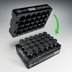 Analytical Sales & Services&nbsp;Gen II, 24 Position, Parallel Synthesis Reaction Block for 15mm OD (1 Dram) Vials, with Temperature Transfer Cover