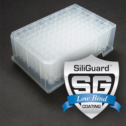 Analytical Sales & Services&nbsp;2mL Clear-Vu&trade; 96-Well Collection Plate with Round-Bottom Wells, with SiliGuard&trade; Low Bind Coating
