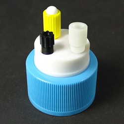 Analytical Sales & Services&nbsp;Canary-Safe Cap, GL38, 1 Standard Port, 1 Port for 3/16