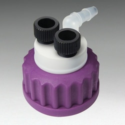 Analytical Sales & Services&nbsp;Canary-Safe Waste Cap GL45, 2 Ports for 1/4