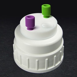 Analytical Sales & Services&nbsp;Canary-Safe Waste Cap, B53, with 2 Standard Tubing Ports