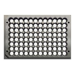 Analytical Sales & Services&nbsp;Aluminum Open Round Bottom Base Plate with Threaded Screw Holes