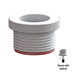 Ace Glass, Inc.&nbsp;PTFE #50 to #15 adapter with Capfe o-ring perforated plate retaining ring, 100 micron polyethlene filter and 350 micron polypropylene filter FOR USE ONLY WITH 5839-81