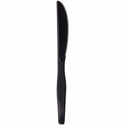 Enterprise Technology Solutions&nbsp;Dixie Foods  Knives, Medium-weight Plastic, 1000/CT, Black