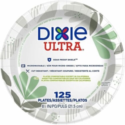 Enterprise Technology Solutions&nbsp;Dixie Foods  Plates, Extra Heavy Weight, 8-1/2