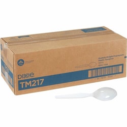 Enterprise Technology Solutions&nbsp;Dixie Foods  Teaspoons, Plastic, Medium-Weight, 5-7/8