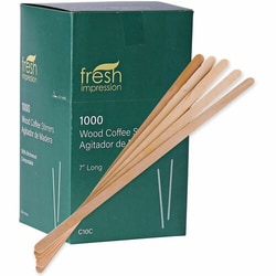 Enterprise Technology Solutions&nbsp;Eco-Products  Stir Sticks, Wooden, 7