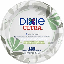 Enterprise Technology Solutions&nbsp;Dixie Foods  Plates, Extra Heavyweight, 10