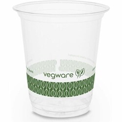 Enterprise Technology Solutions&nbsp;Vegware  Cups,Cold,f/76-Series Lids,PLA,7oz,1000/CT,Clear