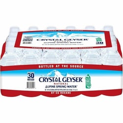 Enterprise Technology Solutions&nbsp;Crystal Geyser Water  Water,Bottled,Spring,Alpine,8oz,30/CT,144/PL,Clear