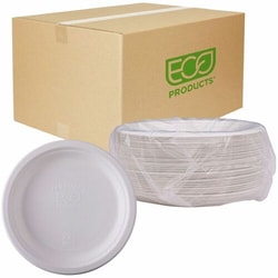 Enterprise Technology Solutions&nbsp;Eco-Products  Plates, Sugarcane, No PFAS, 6