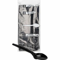 Enterprise Technology Solutions&nbsp;EMS Mind Reader LLC  Spoons,Dispenser Refills,Polystyrene,100/PK,BK