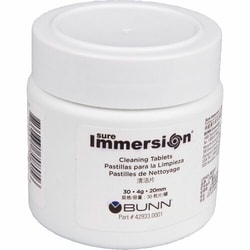 Enterprise Technology Solutions&nbsp;Bunn  Cleaning Tablets, f/BUNN Sure Immersion,30/Jar,White