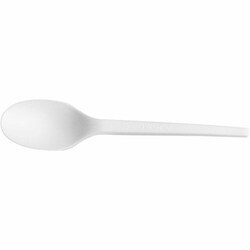 Enterprise Technology Solutions&nbsp;Vegware  Spoons,f/Hot&Cold Foods,CPLA,Plant-Based,6.5
