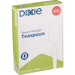 Enterprise Technology Solutions&nbsp;Dixie Foods  Teaspoons, Heavywt Plastic, 6