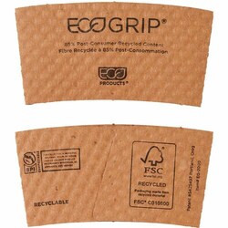 Enterprise Technology Solutions&nbsp;Eco-Products  Recycled Paper Coffee Cup Sleeves, 1300/CT, Kraft